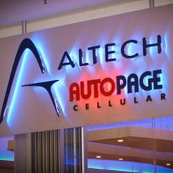 Lit LED Illuminated Light Box Signage